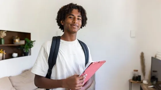 Describe what’s visible in your photo—don’t label the teen as adopted.